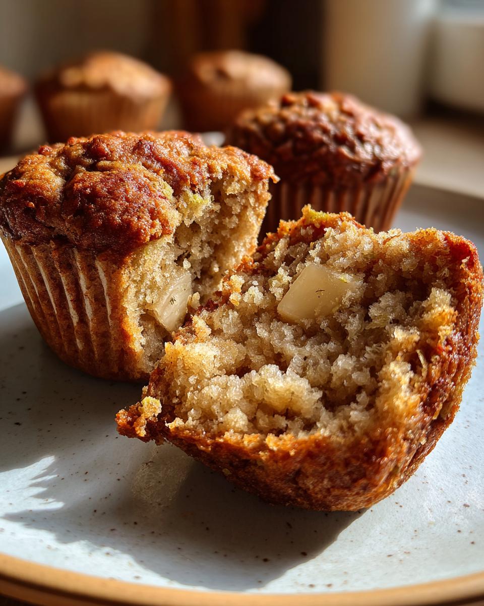 Apple Cinnamon Zucchini Muffins - detail 3