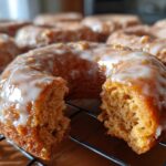 Baked Pumpkin Donuts with Maple Glaze