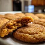 Chewy Pumpkin Snickerdoodle Cookies
