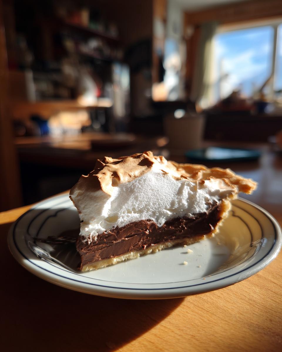 Chocolate Pudding Pie - detail 1