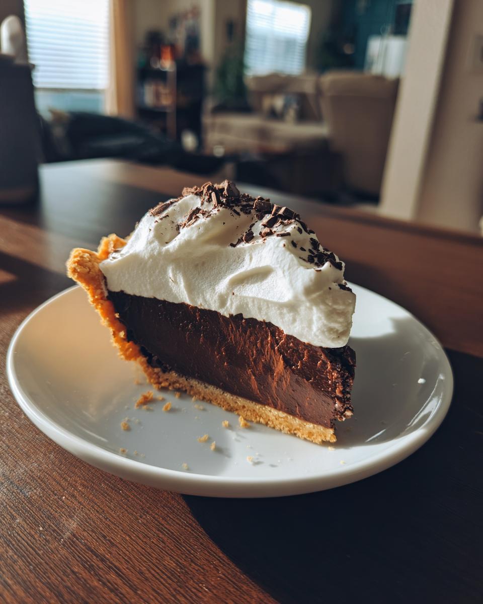 Chocolate Pudding Pie - detail 2
