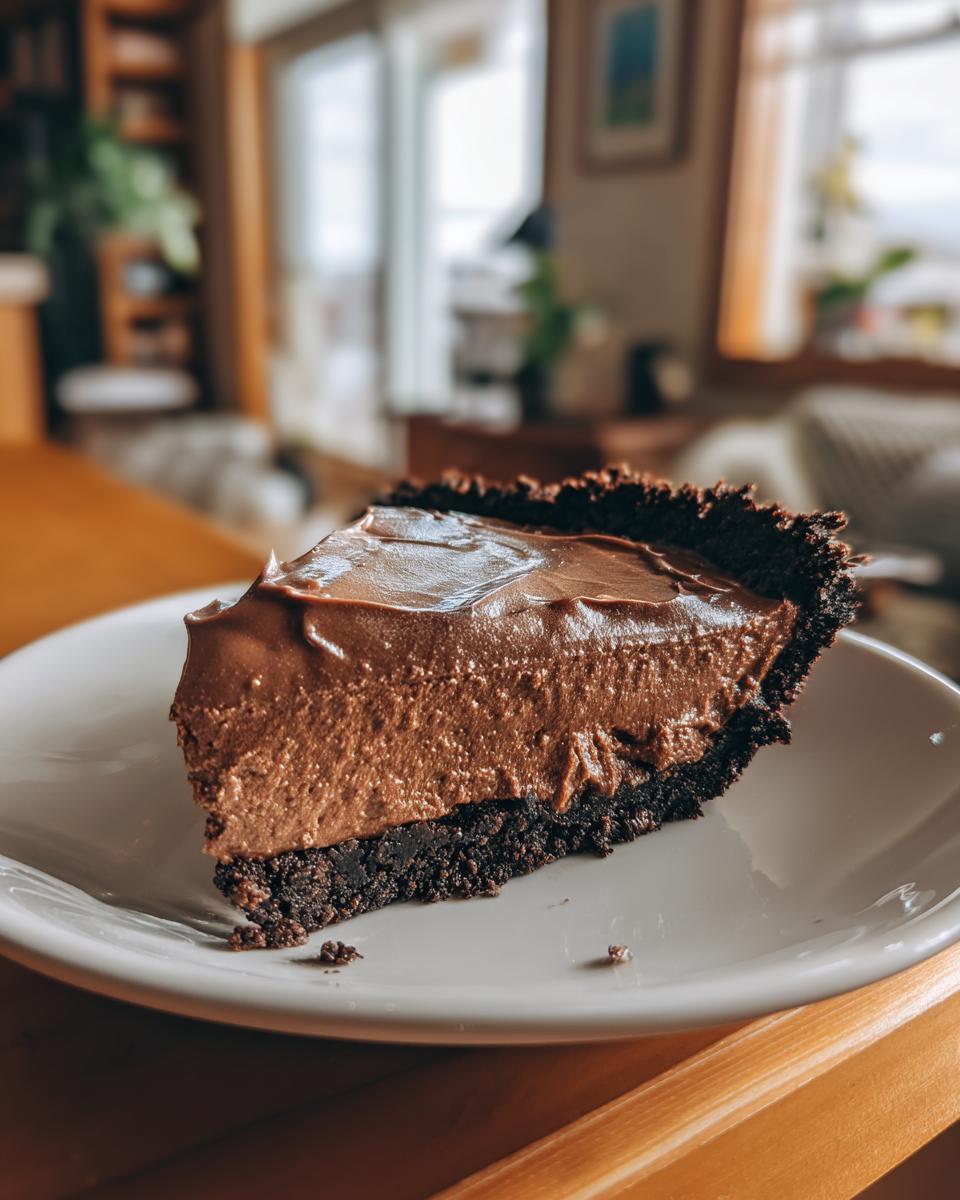 Chocolate Pudding Pie - detail 3