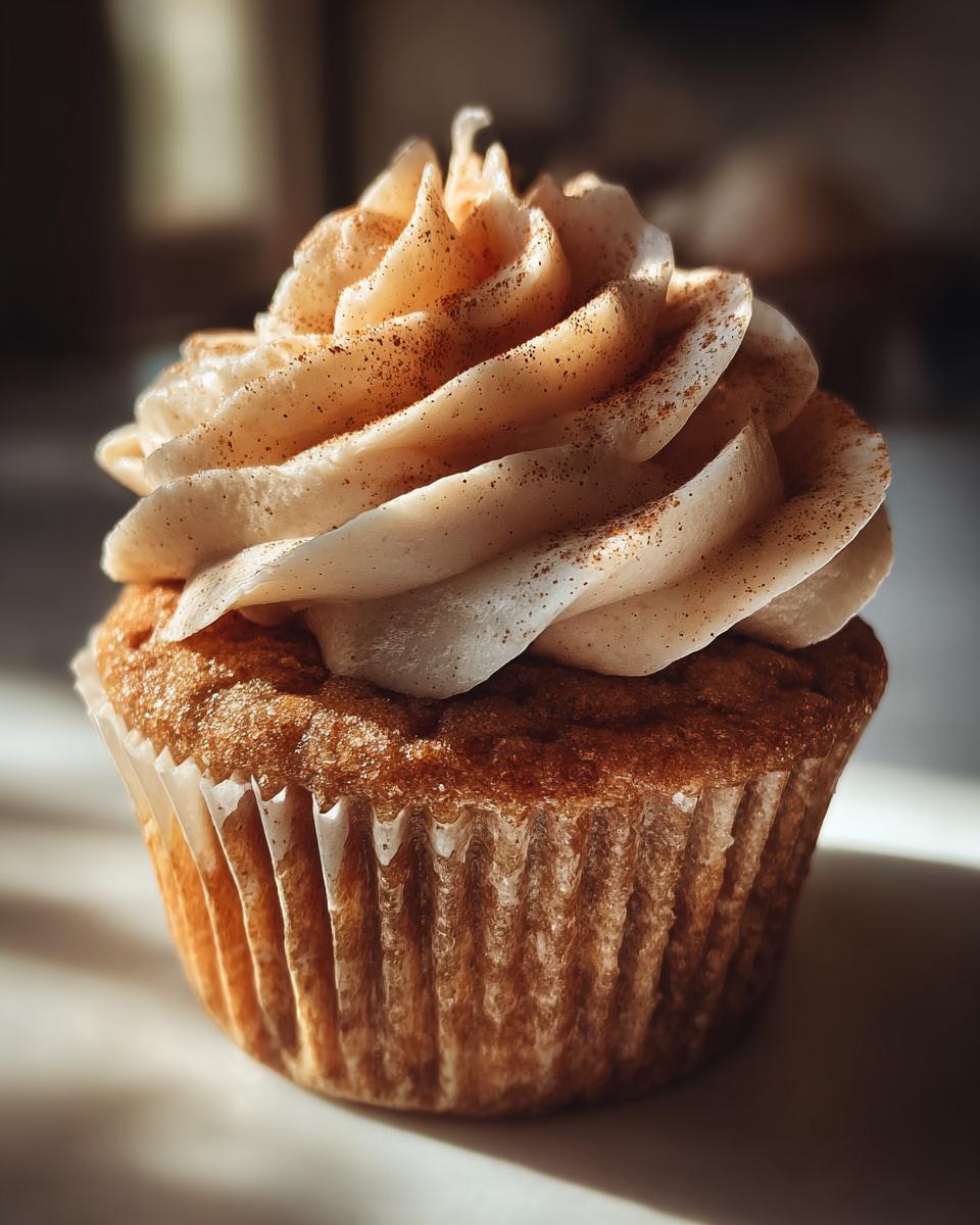 Cinnamon Apple Cider Cupcakes - detail 1