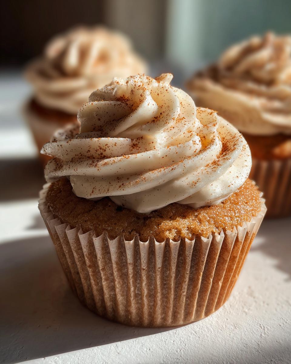 Cinnamon Apple Cider Cupcakes - detail 2