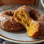 Easy Baked Pumpkin Donuts with Brown Sugar Glaze