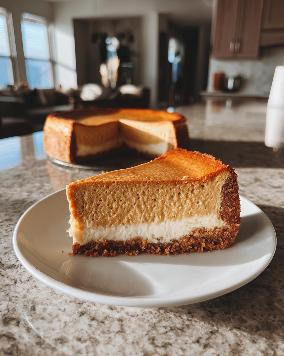 Easy Pumpkin Cheesecake With Silky Texture - detail 1