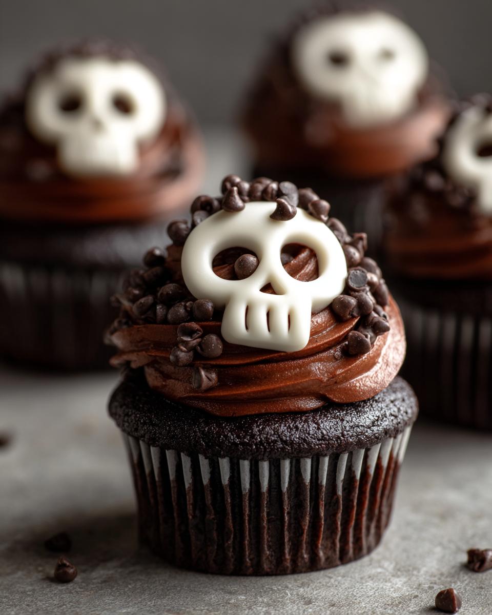 Easy Skeleton Cupcakes – Spooky Halloween Cupcakes Ideas - detail 1
