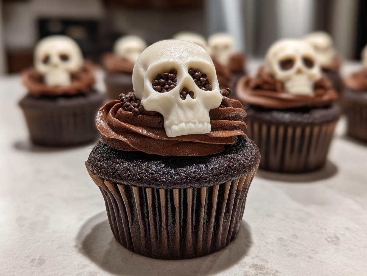Easy Skeleton Cupcakes – Spooky Halloween Cupcakes Ideas