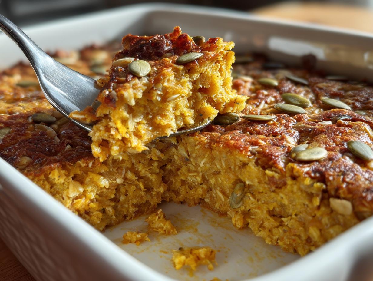 Delicious 30-Minute Healthy Pumpkin Baked Oatmeal