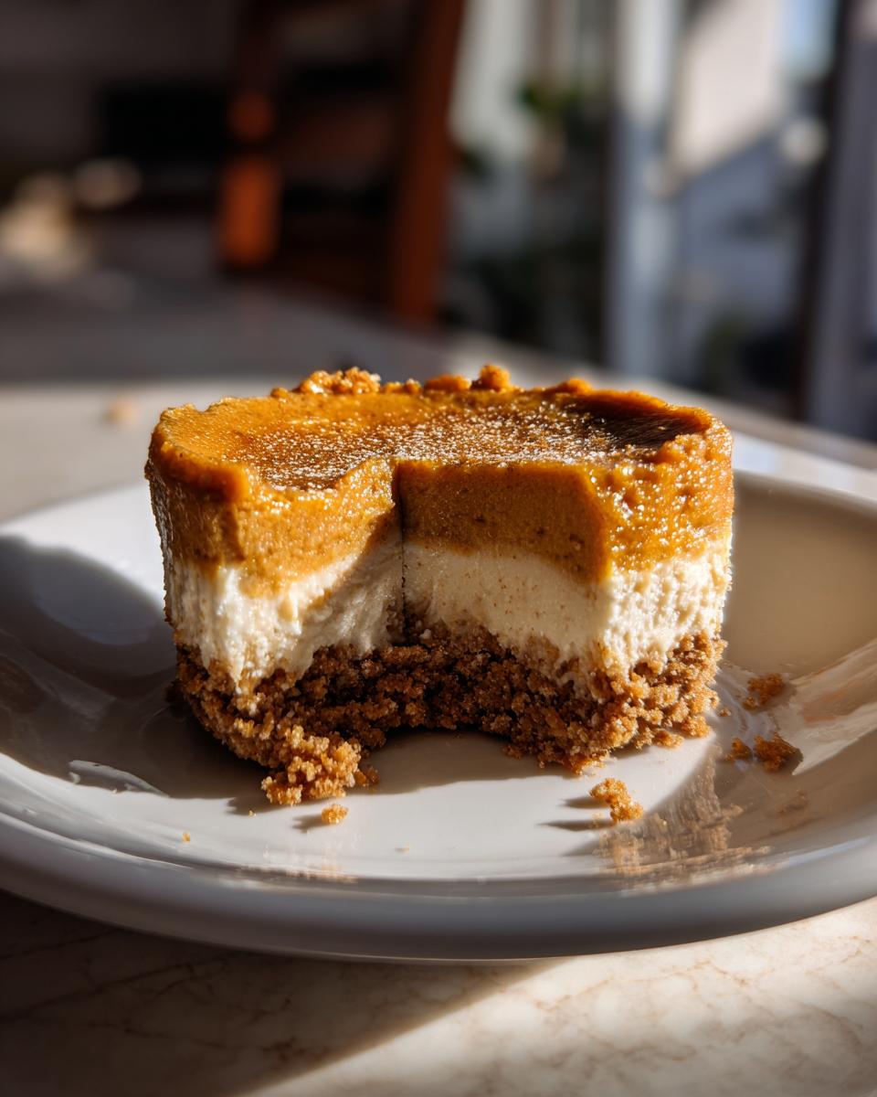 Healthy Pumpkin Cheesecakes - detail 1