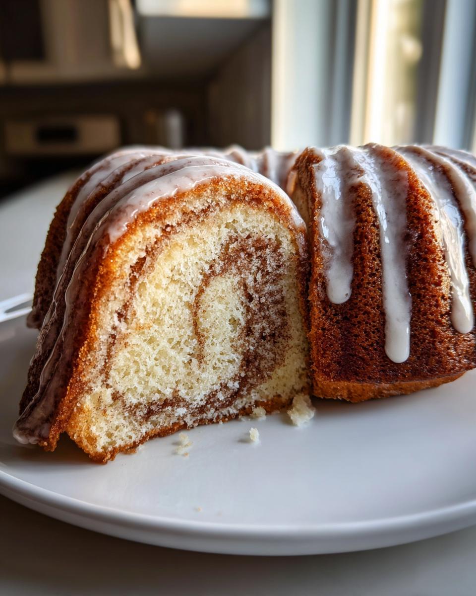 Homemade Cinnamon Swirl Bundt Cake - detail 3