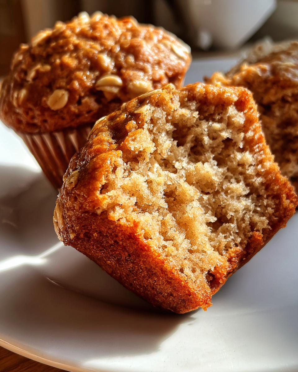 Moist Applesauce Oatmeal Muffins - detail 1