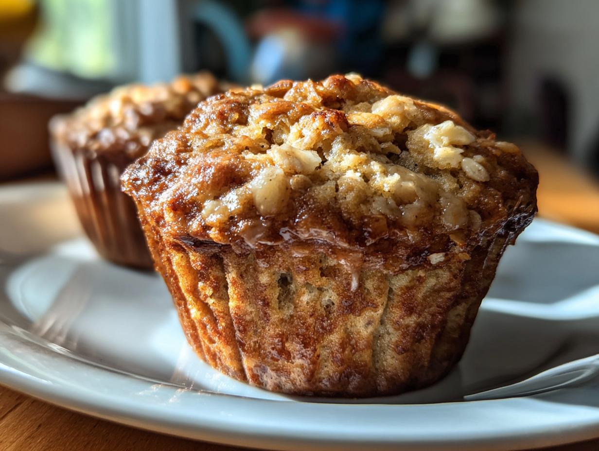 Fail-Proof Moist Applesauce Oatmeal Muffins in 20 Minutes