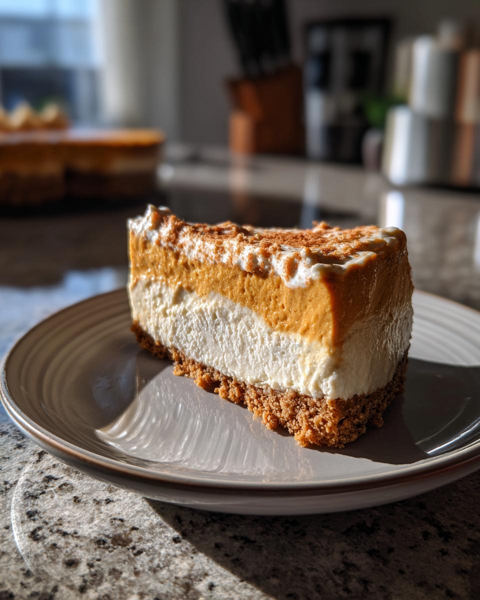 No Bake Pumpkin Cheesecake - detail 1