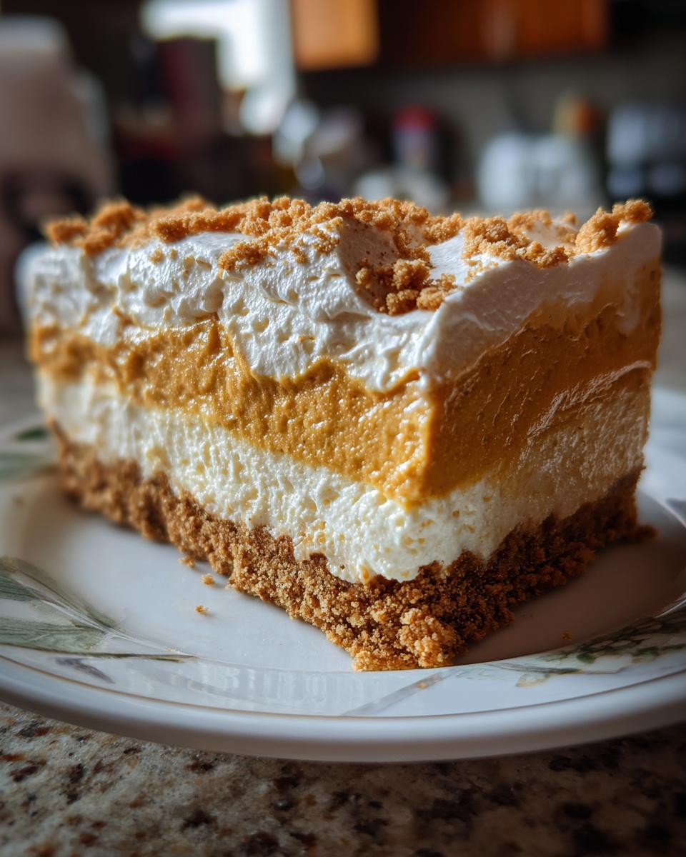 No Bake Pumpkin Cheesecake - detail 2
