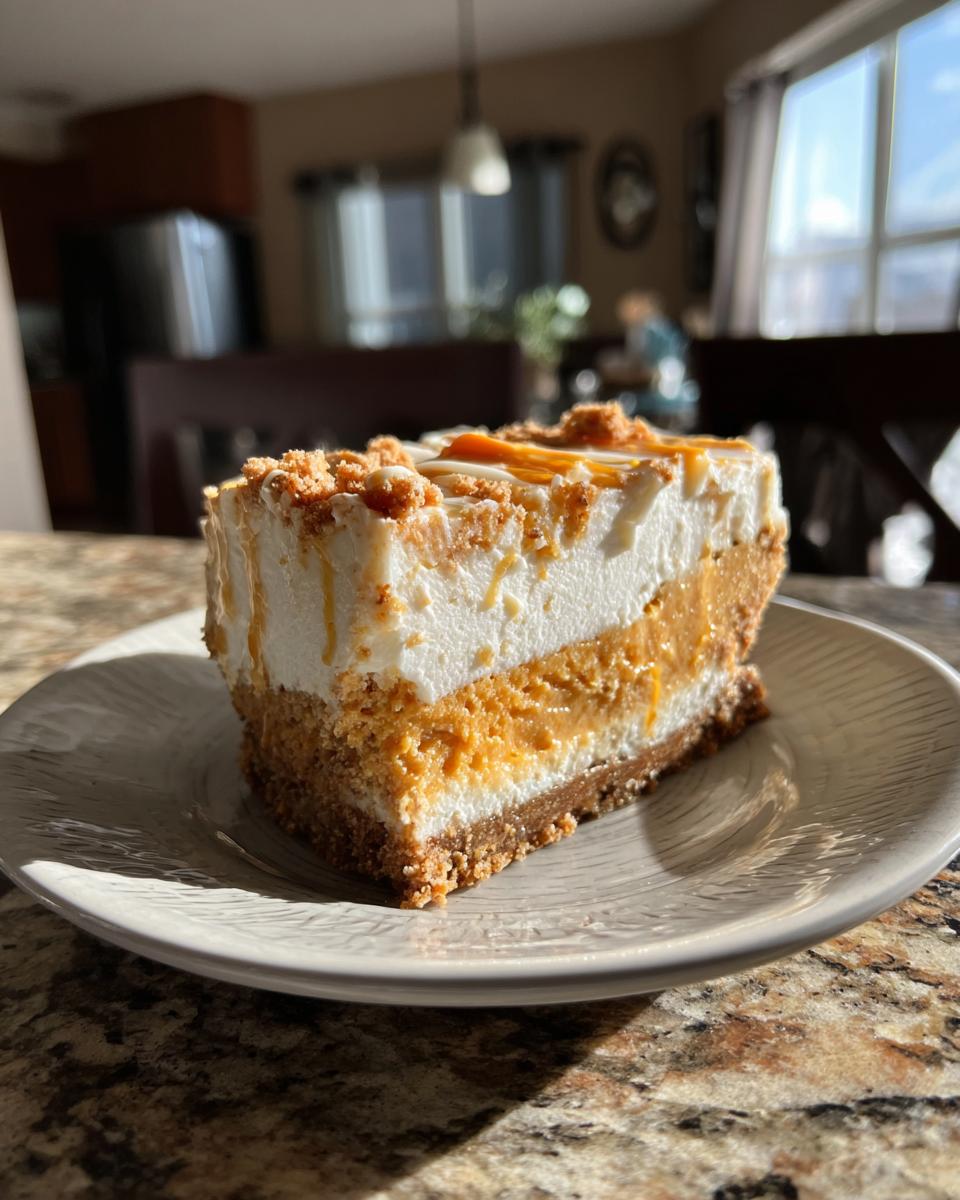 No Bake Pumpkin Cheesecake - detail 3