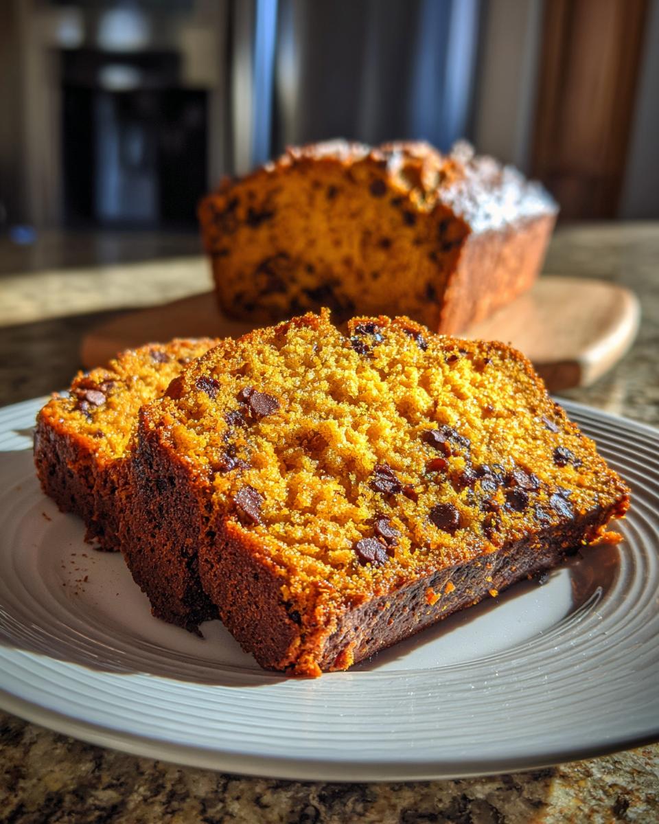 Pumpkin Chocolate Chip Bread - detail 1