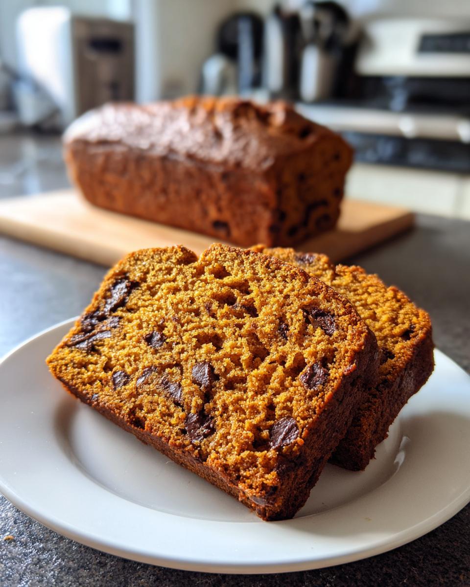 Pumpkin Chocolate Chip Bread - detail 2