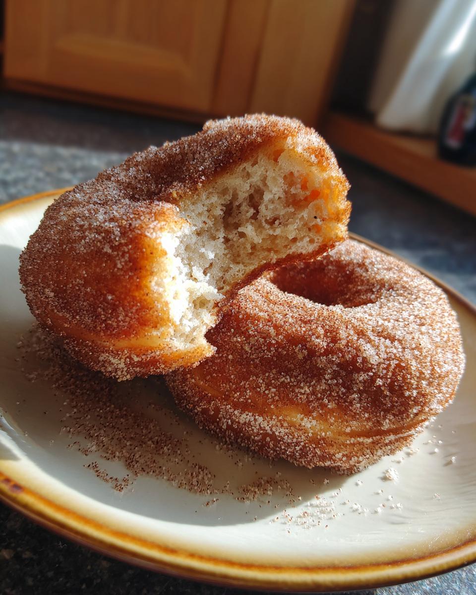 Pumpkin Cinnamon Sugar Donuts - detail 1