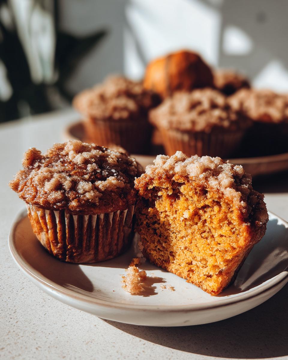 Pumpkin Streusel Muffins - detail 2