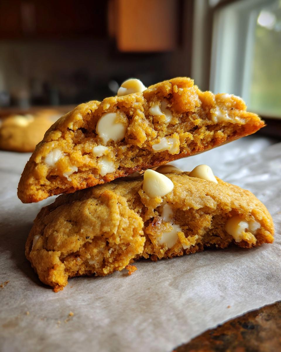 Pumpkin White Chocolate Chip Cookies - detail 2