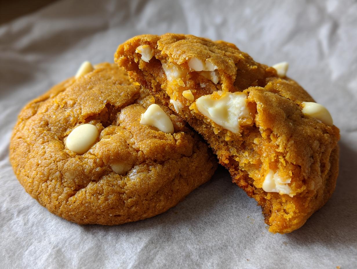 Irresistible Pumpkin White Chocolate Chip Cookies Recipe