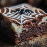 Spider Web Halloween Brownies Recipe
