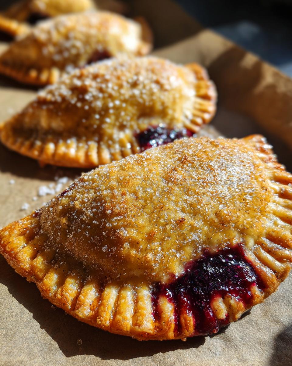 Vegan Blueberry Ghost Hand Pies - detail 1