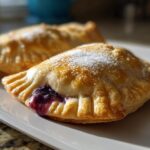 Vegan Blueberry Ghost Hand Pies