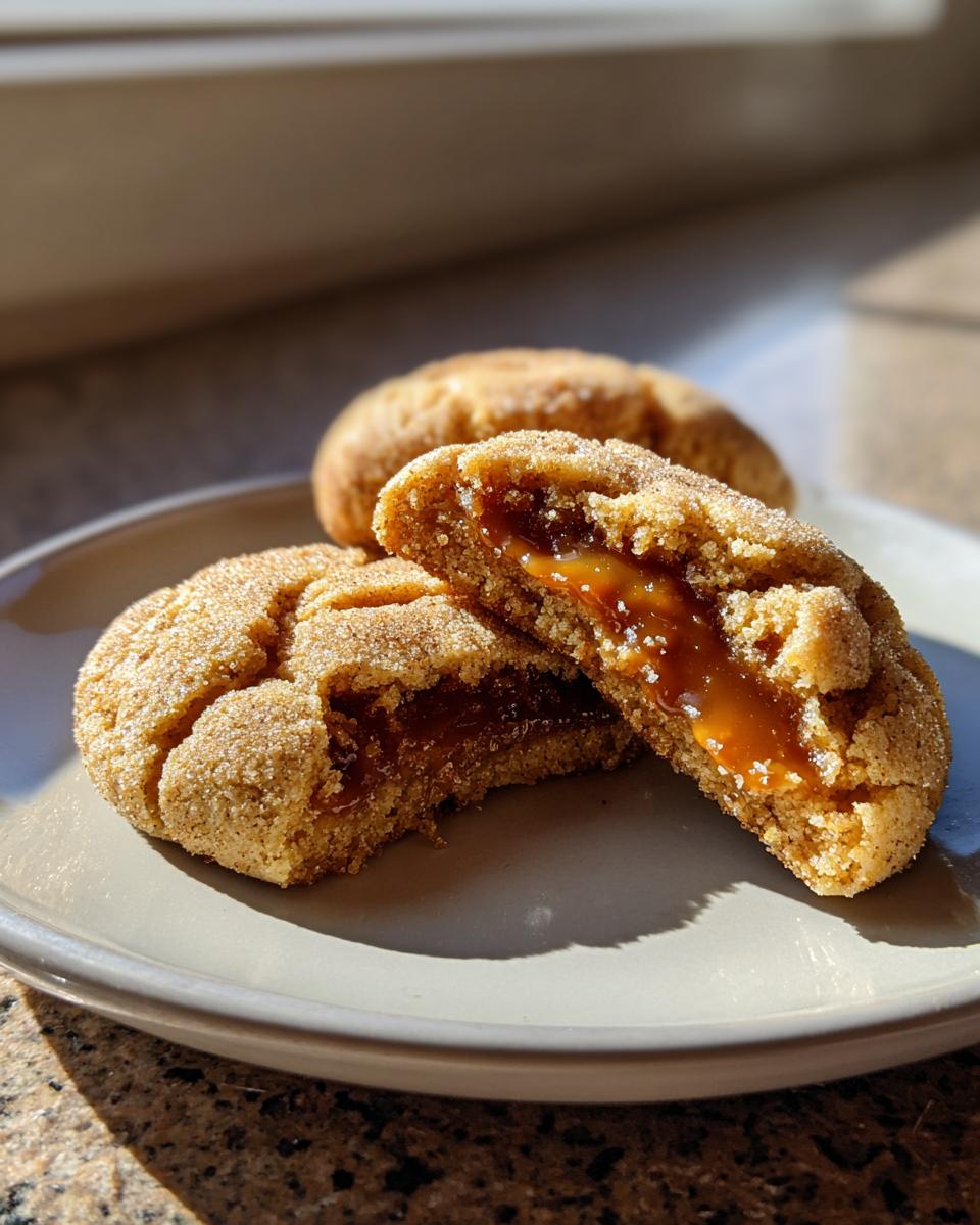 Caramel Stuffed Snickerdoodle Cookies Recipe - detail 1