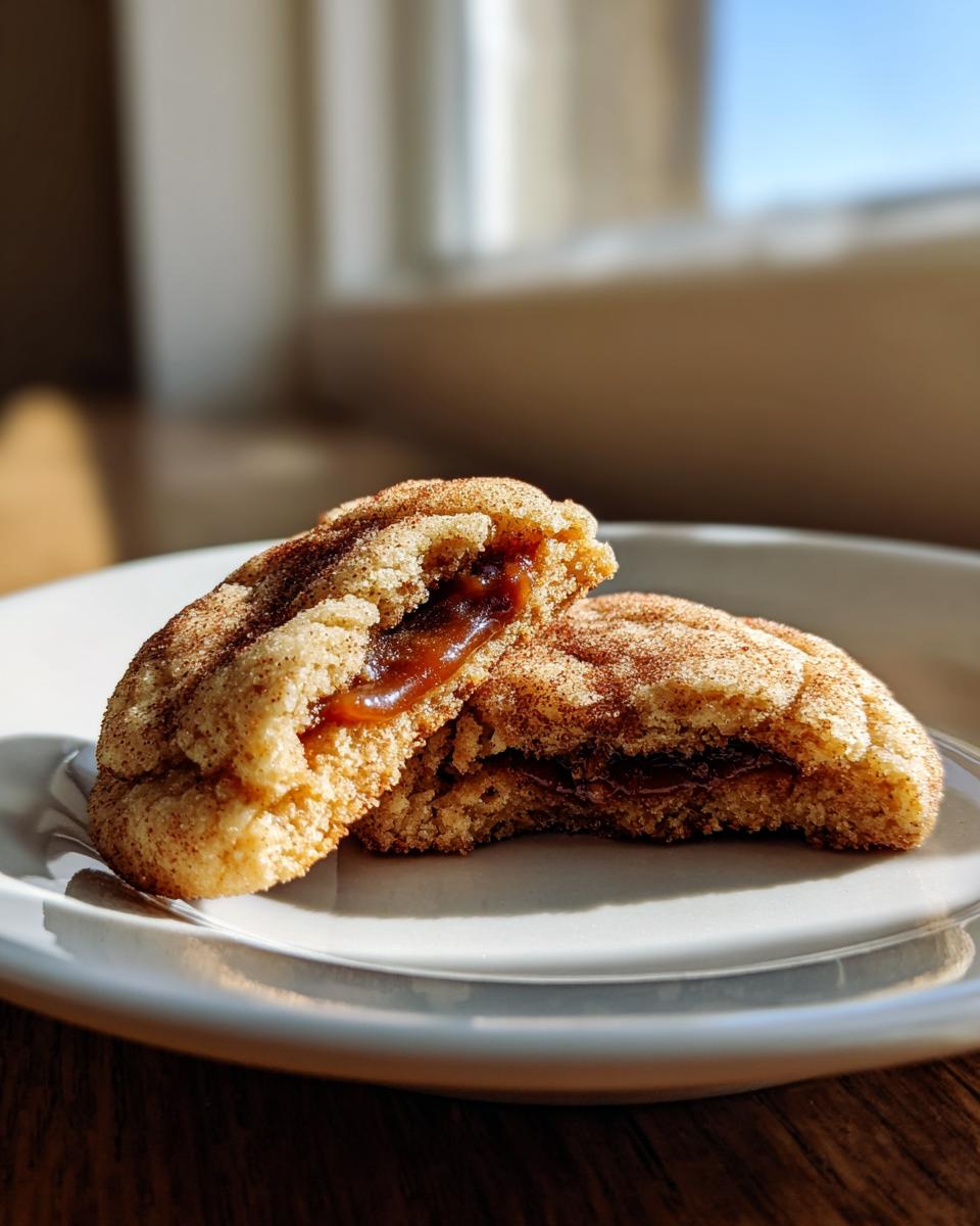 Caramel Stuffed Snickerdoodle Cookies Recipe - detail 3