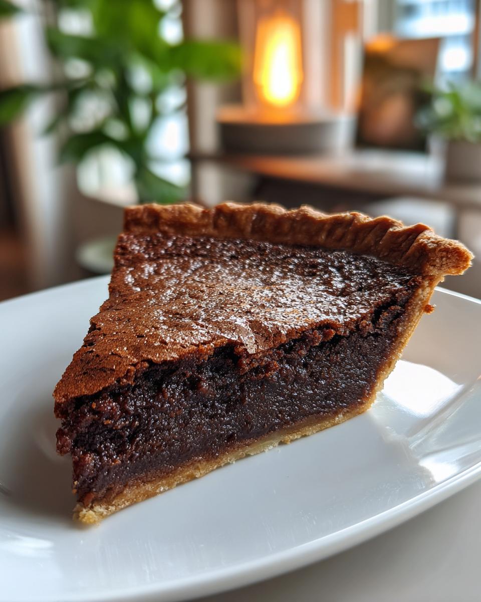 Chocolate Chess Pie Recipe - detail 1
