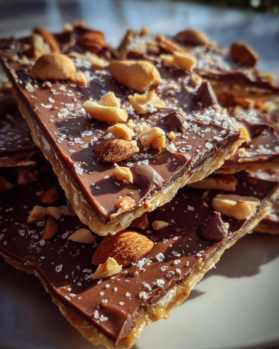 Christmas Cracker Toffee - detail 1