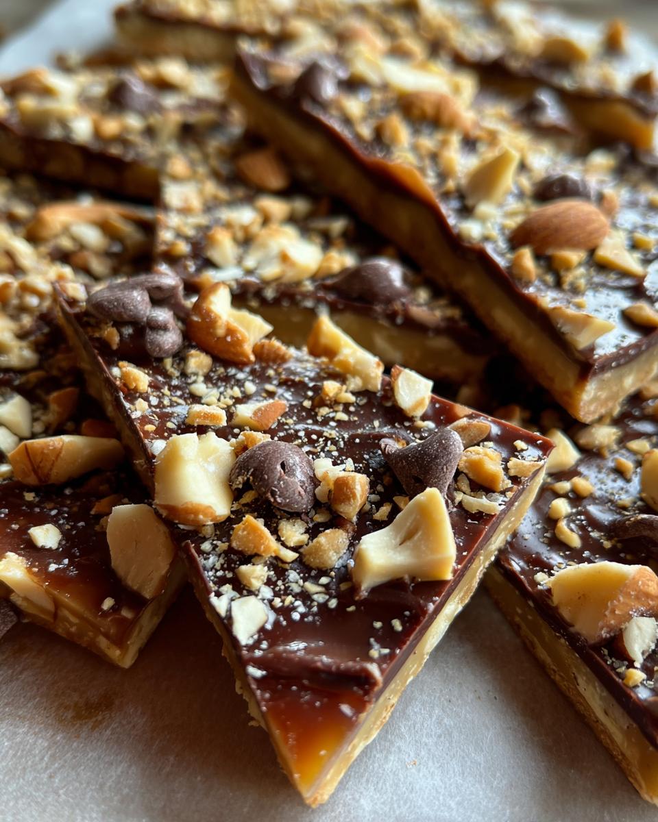 Christmas Cracker Toffee - detail 2