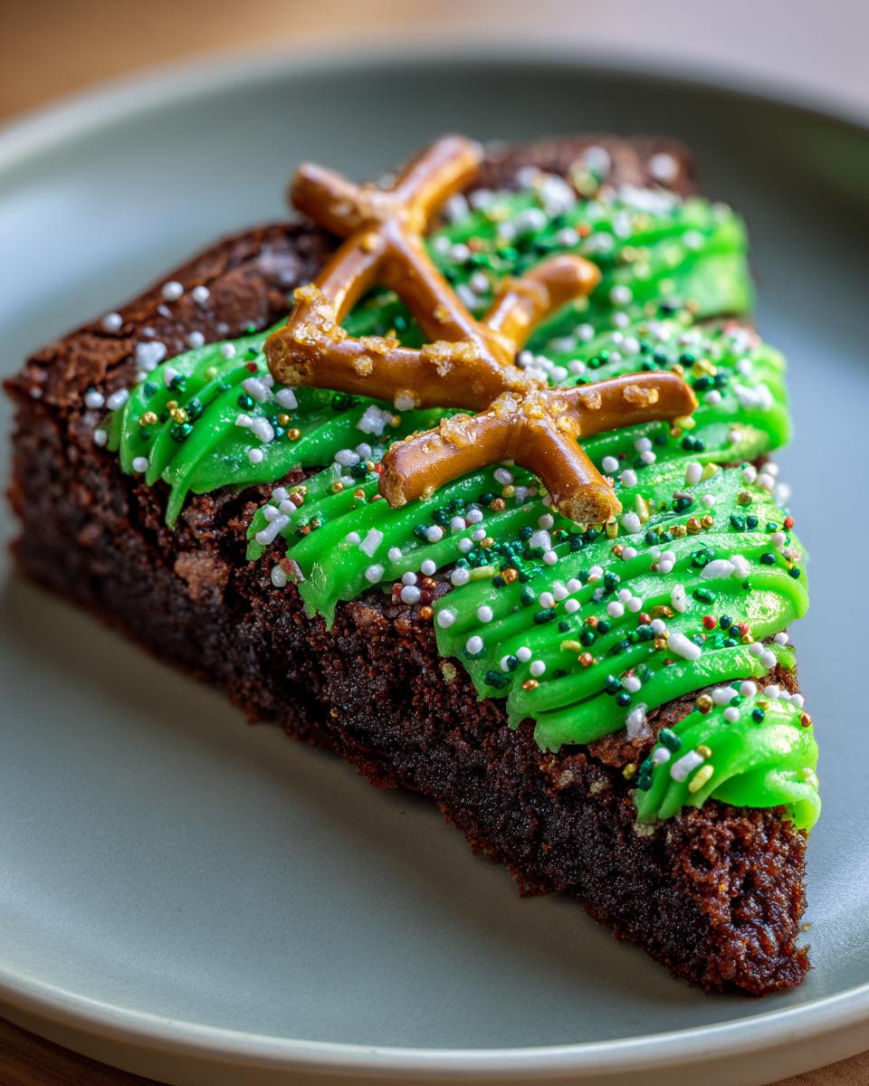 Christmas Tree Brownies - detail 1