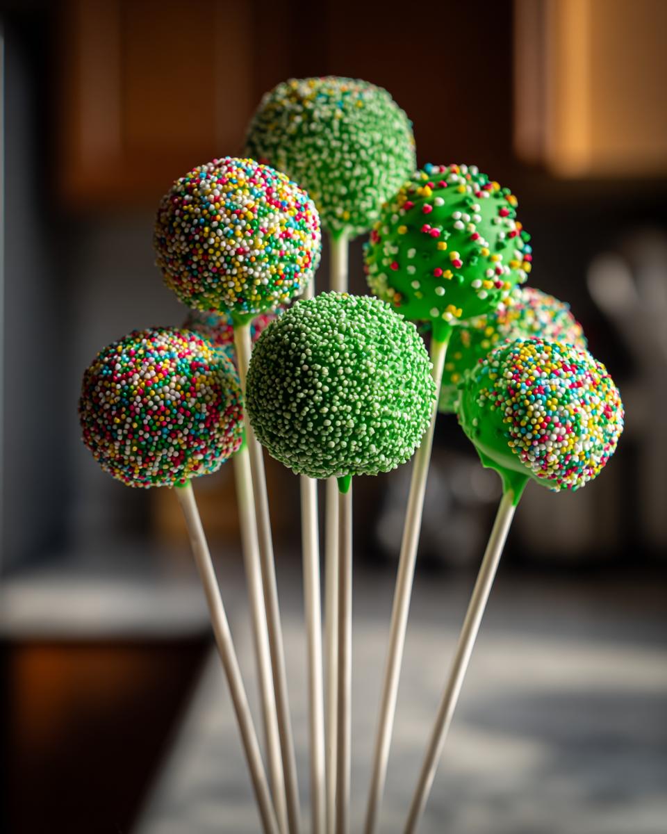 Christmas Tree Cake Pops - detail 1