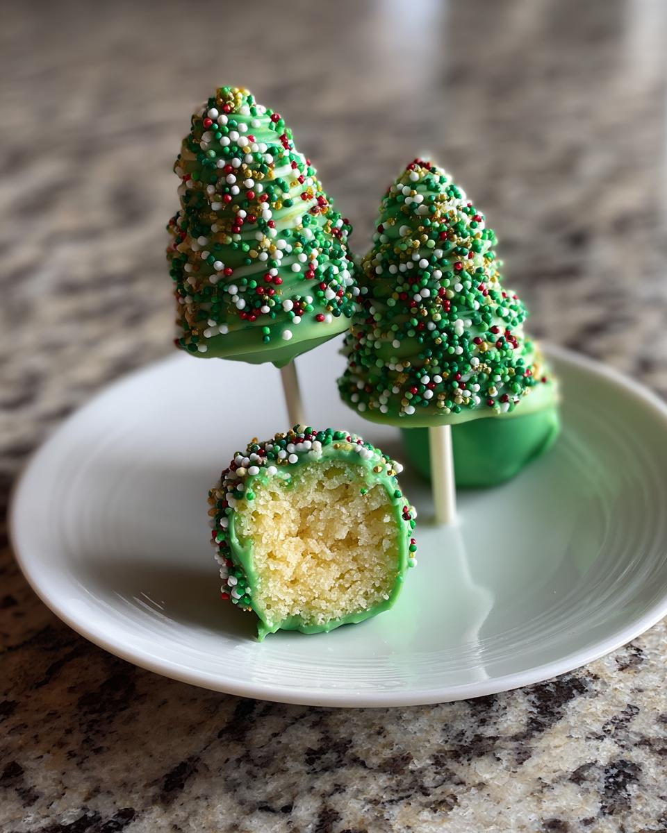 Christmas Tree Cake Pops - detail 1