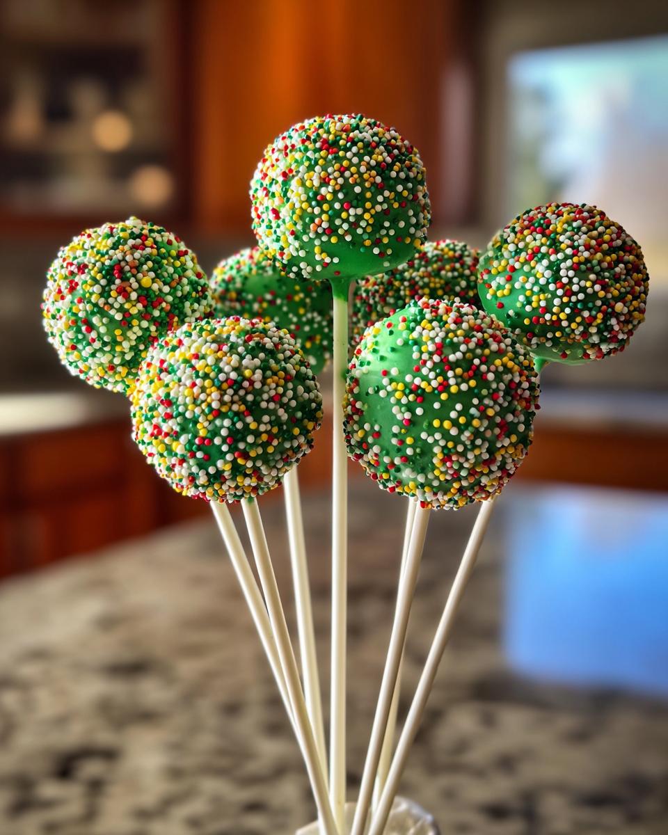Christmas Tree Cake Pops - detail 2