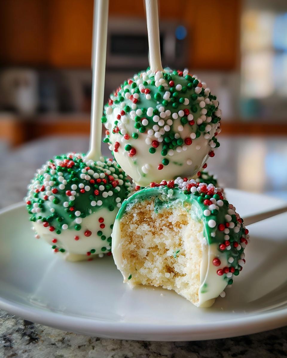 Christmas Tree Cake Pops - detail 2