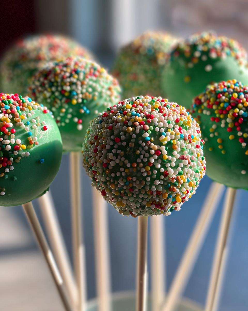 Christmas Tree Cake Pops - detail 3