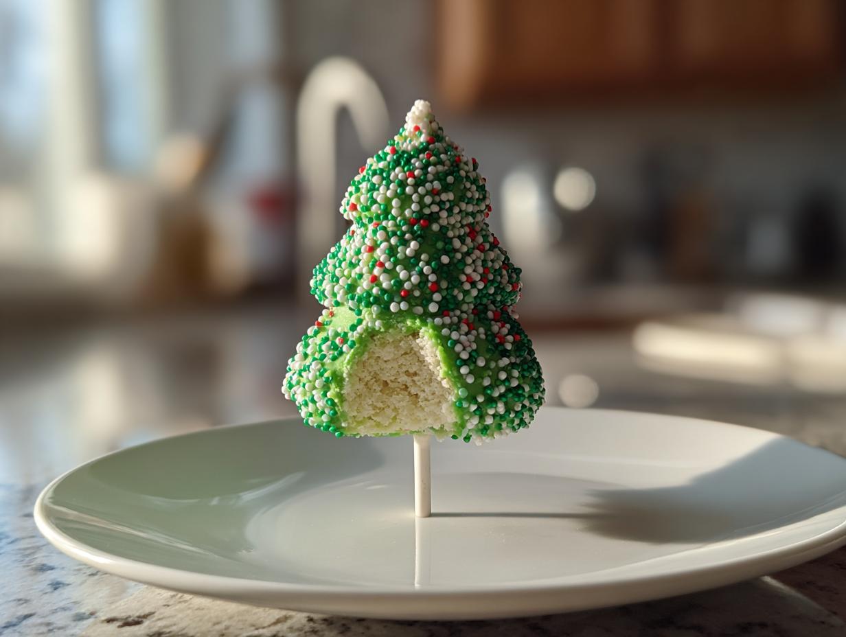 Christmas Tree Cake Pops: 4 Naughty Mistakes
