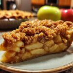 Classic Dutch Apple Pie with Cinnamon Apples & Golden Crumb Topping