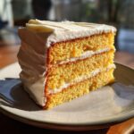 Cornbread Cake with Honey Buttercream