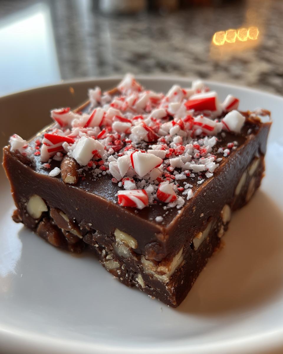 Easy Christmas Fudge - detail 2