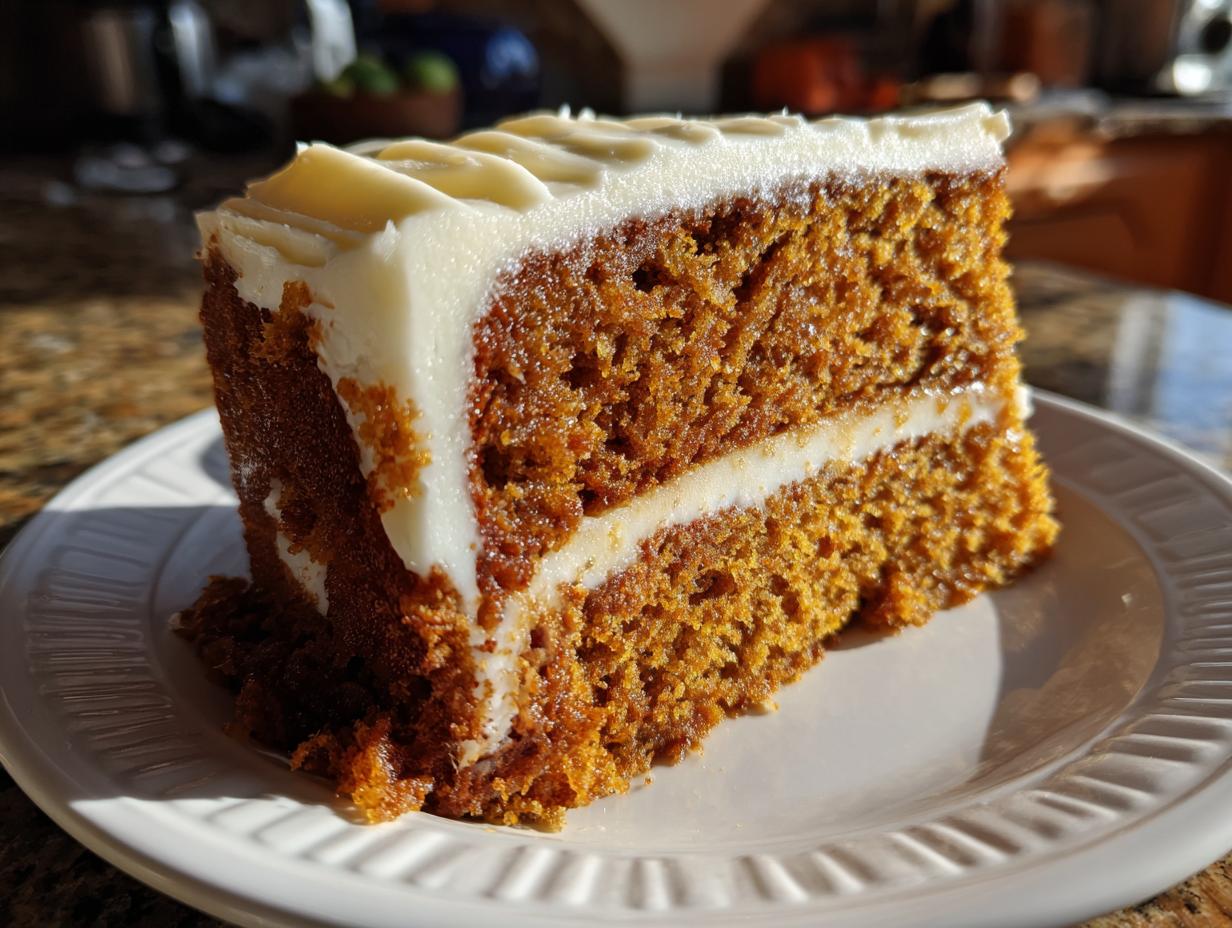 Easy Pumpkin Spice Cake with Cream Cheese Frosting