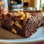 Fudgy Homemade Brownies With Crunchy Walnuts