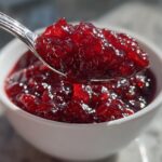 Homemade Cranberry Sauce Thanksgiving Recipe