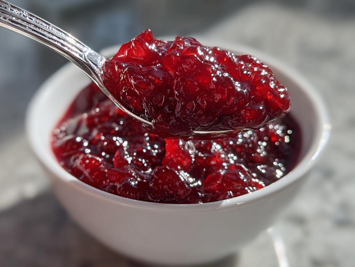 Homemade Cranberry Sauce Thanksgiving Recipe: Ditch Bad Cans