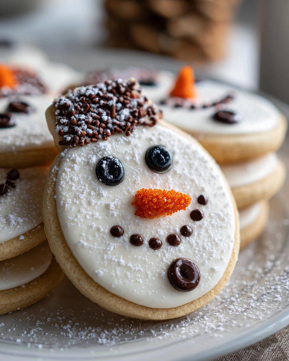 Melting Snowman Cookies Recipe - detail 1