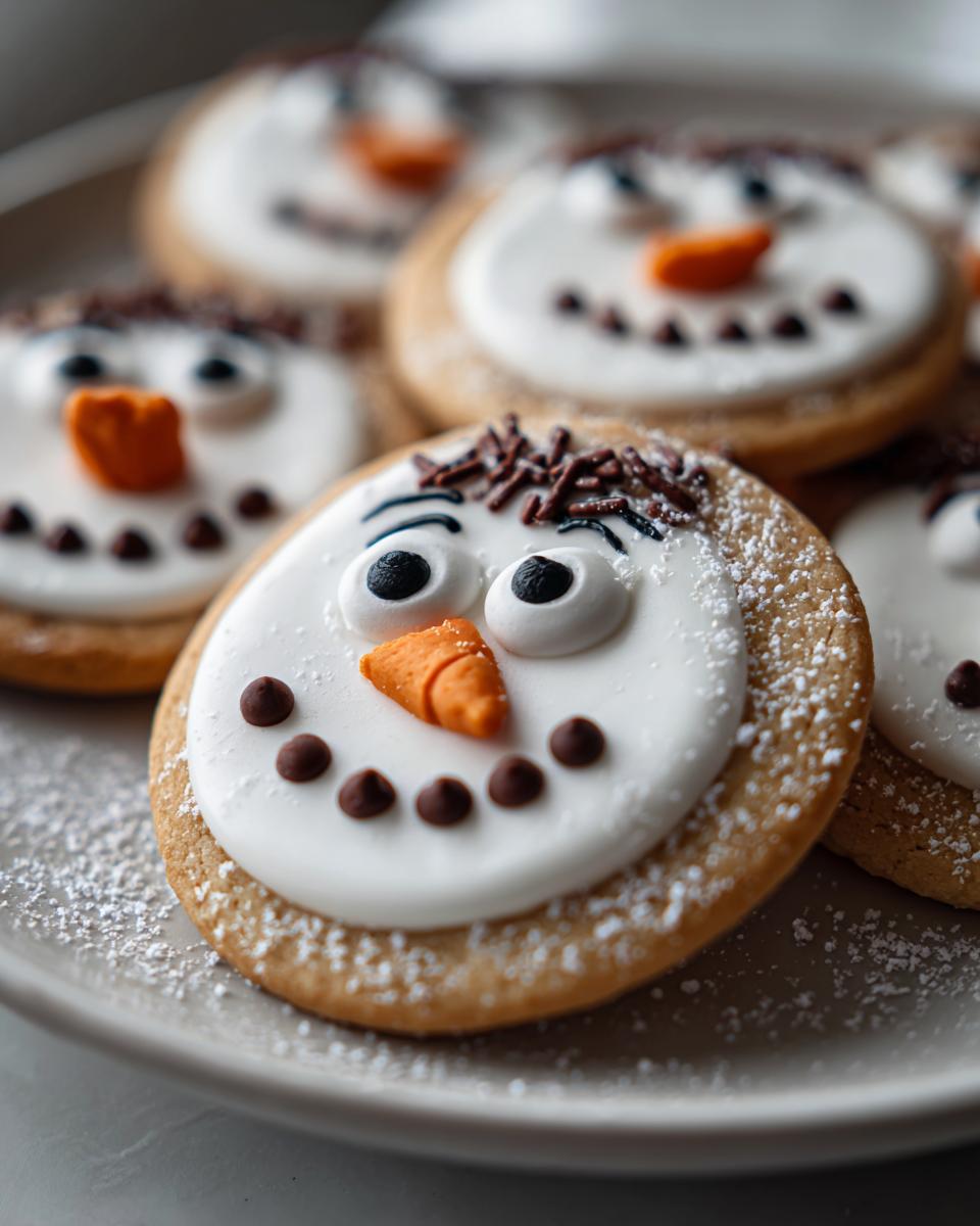 Melting Snowman Cookies Recipe - detail 2
